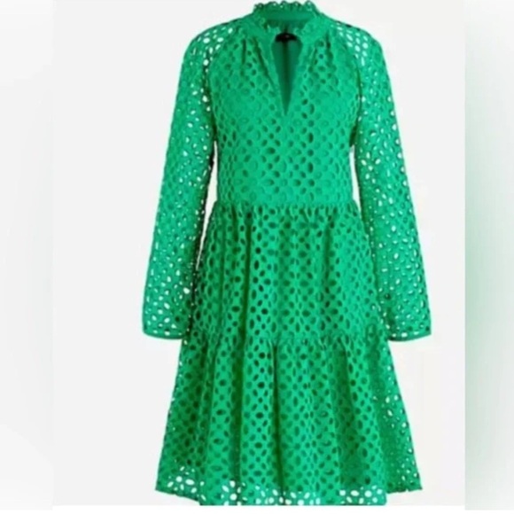J. Crew Dresses & Skirts - 🌷Green Lace Dress